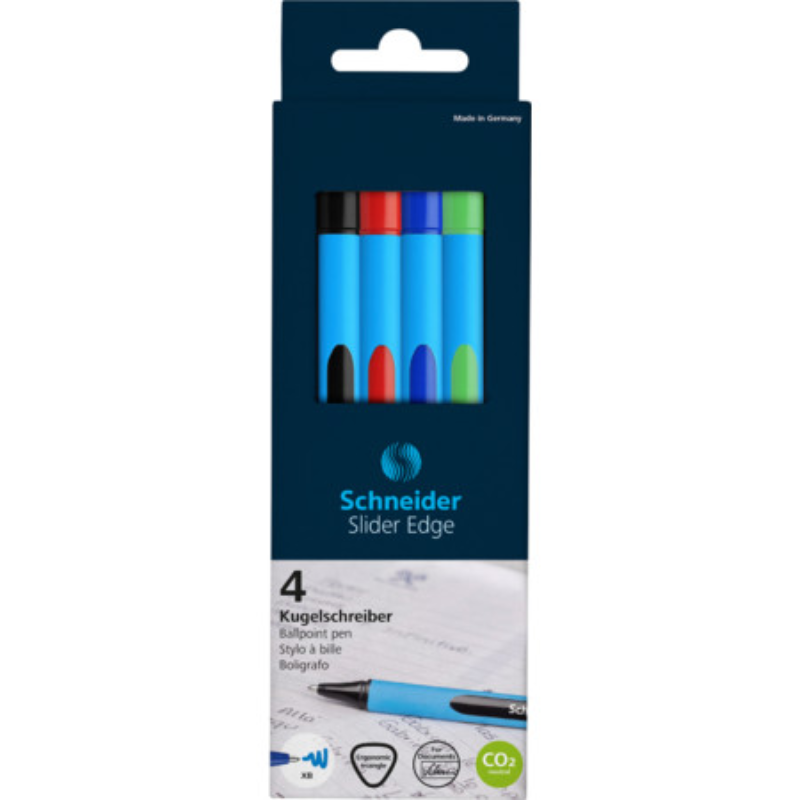 Pochette de 4 Stylo  Slider Edge XB - SCHNEIDER.