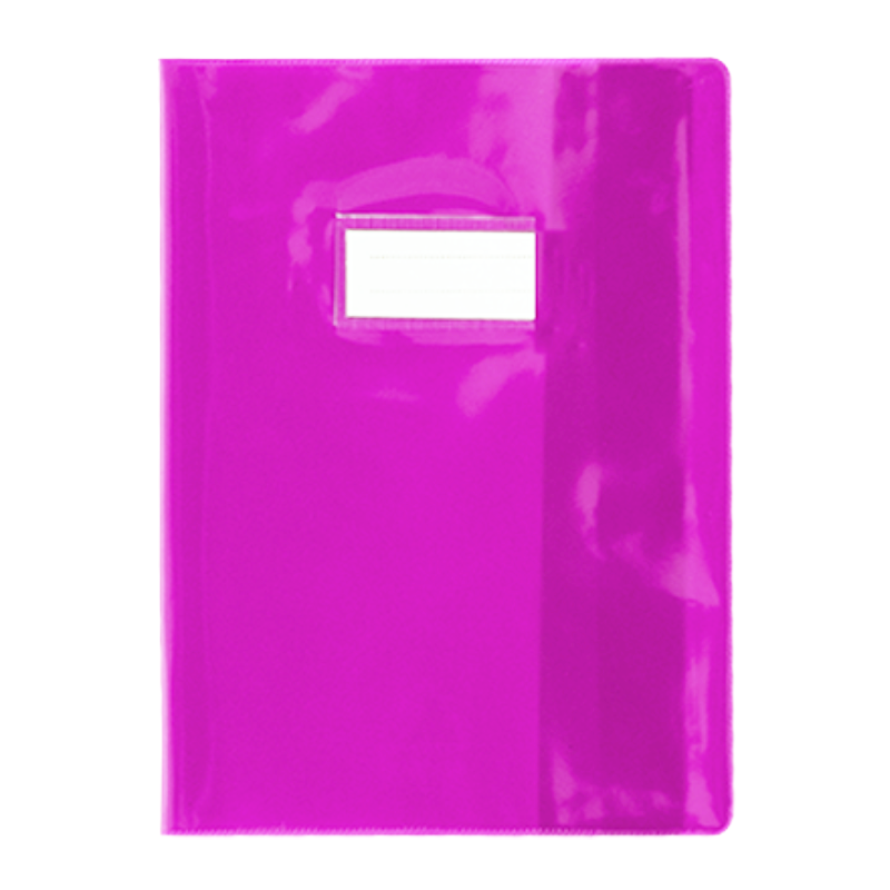 Protège-Cahier En Pvc Glossy 17x22 - Purple.