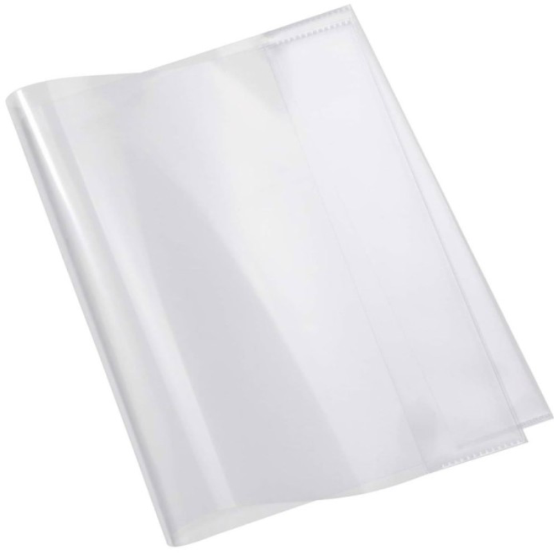 Protège-Cahier En PVC Cristal 17x22 cm - Purple.