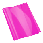 Protège-Cahier En PVC Cristal 17x22 cm - Purple.