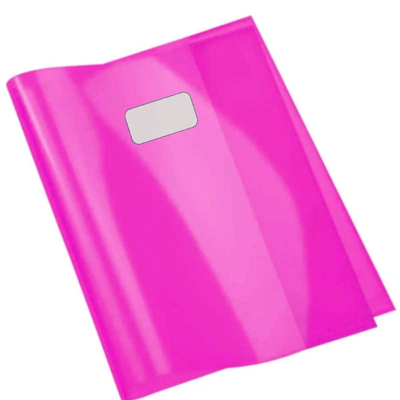 Protège-Cahier En PVC Cristal 24x32 cm - Purple.