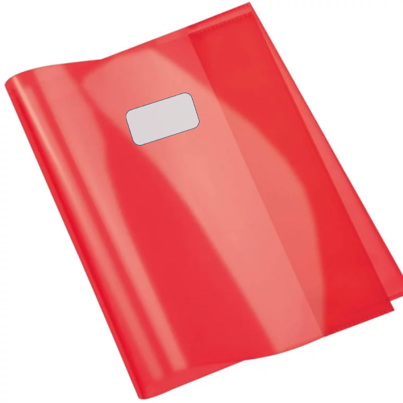 Protège-Cahier En PVC Cristal 24x32 cm - Purple.