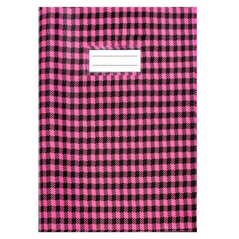 Protège-Cahier en Pvc Vichy A4 - Purple.