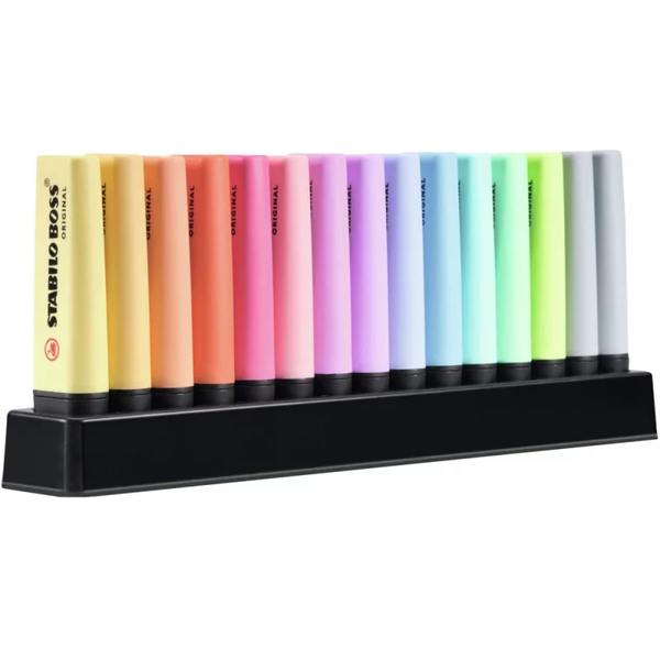 Set De 15 Surligneurs Pastel - Stabilo Boss Original