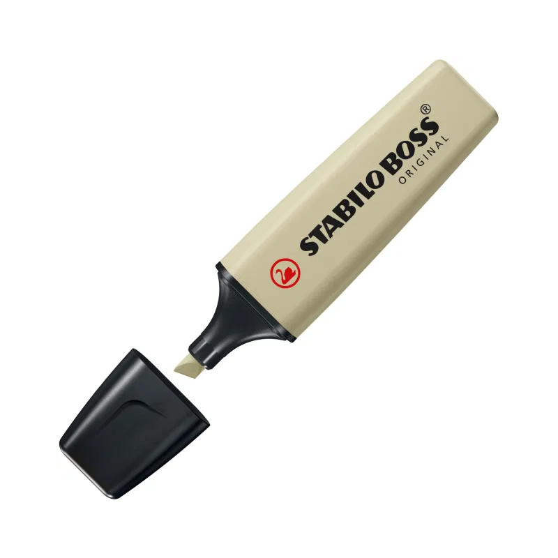 Set de 4 Surligneurs STABILO BOSS ORIGINAL NatureCOLORS.