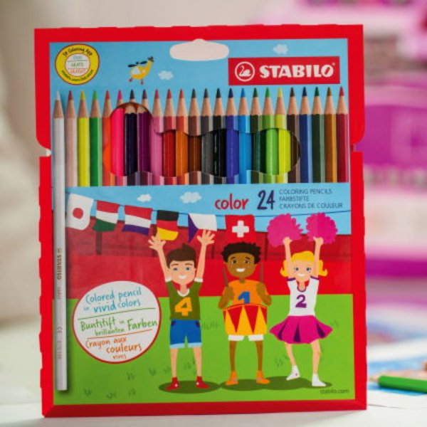 Pack de 24 couleurs de couleur - STABILO color.