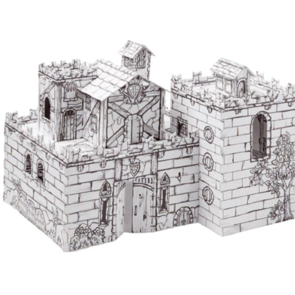 Kit Chateau à construire et colorier - Scenic 3D Kingdom - Carioca