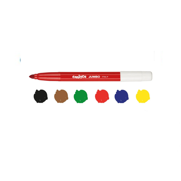 Set De 6 Feutres Maxi Jumbo - Carioca
