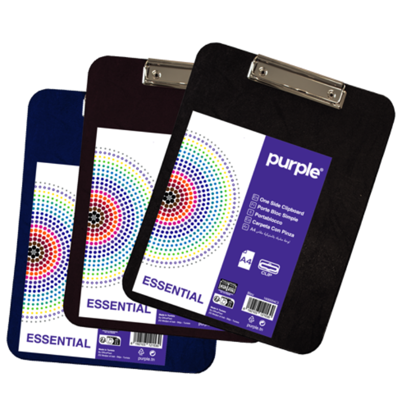 Porte Bloc Simple Essential - Purple.