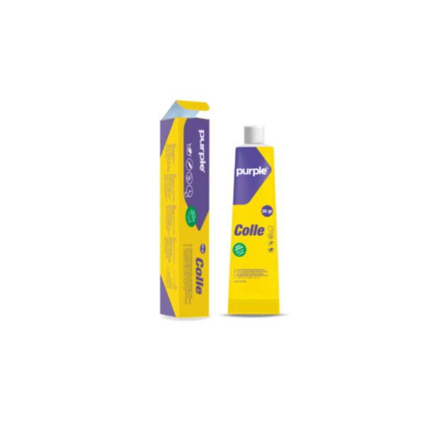 Colle Transparente en Tube - Purple