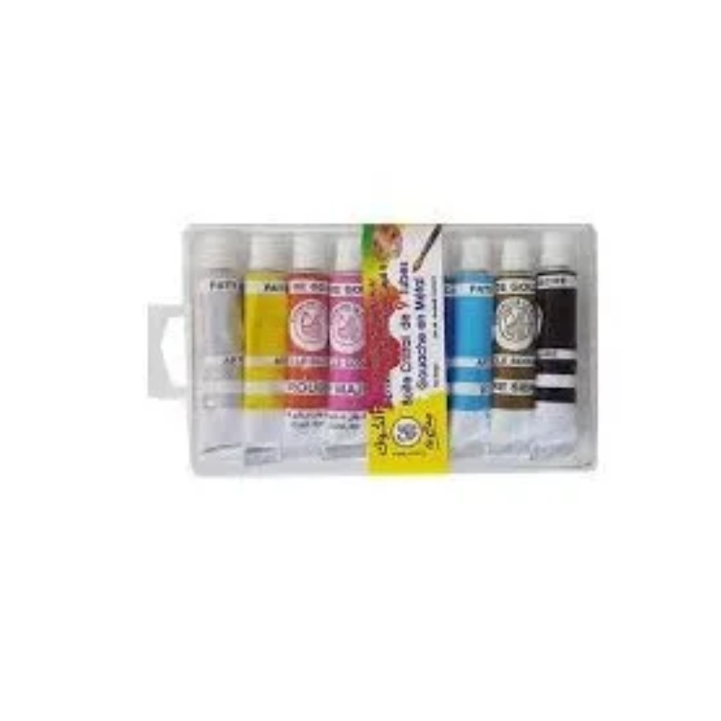 Gouache en Tube - Le Coq (9 Couleurs, Métal, Ref. 133).