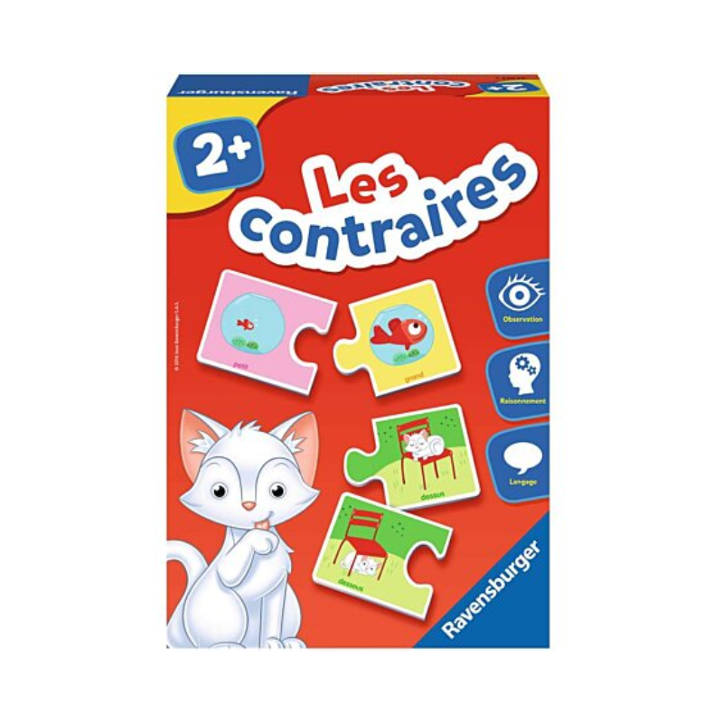 Puzzle Éducatif - Les Contraires.