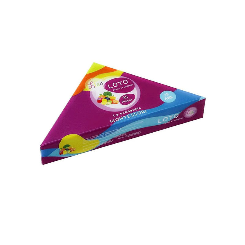 Loto des Fruits et Légumes - Pédagogie Montessori - Lisa Toys.