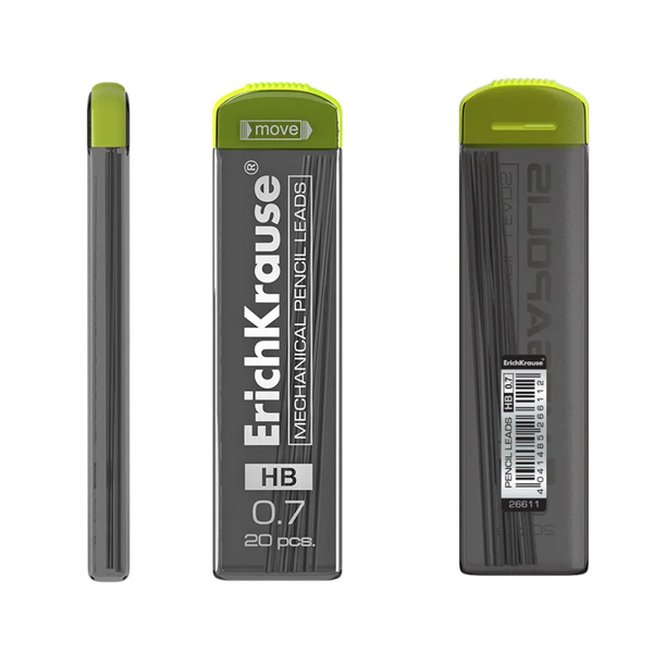 Set de 20 Mines Megapolis 0,7 mm, HB - ErichKrause.