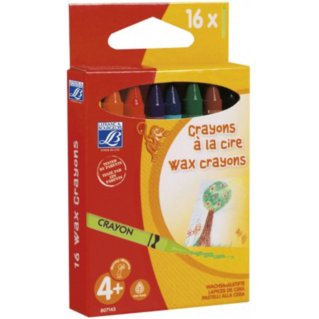 Crayons de cire Lefranc & Bourgeois x16 - réf. 807143.