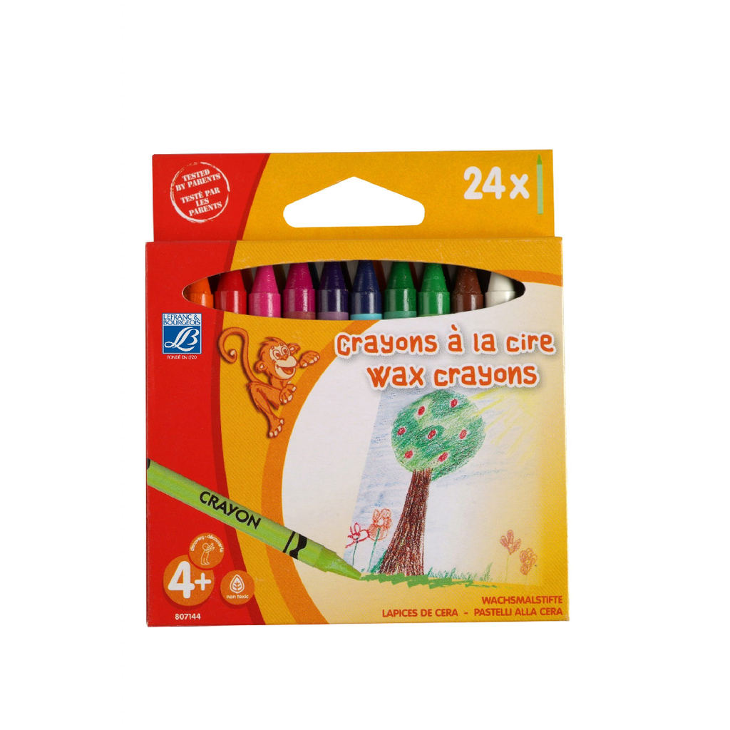 Crayons de cire Lefranc & Bourgeois x24 - réf. 807144.