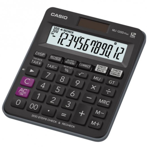 Calculatrice Casio Mini-Just MJ-120D Plus BK