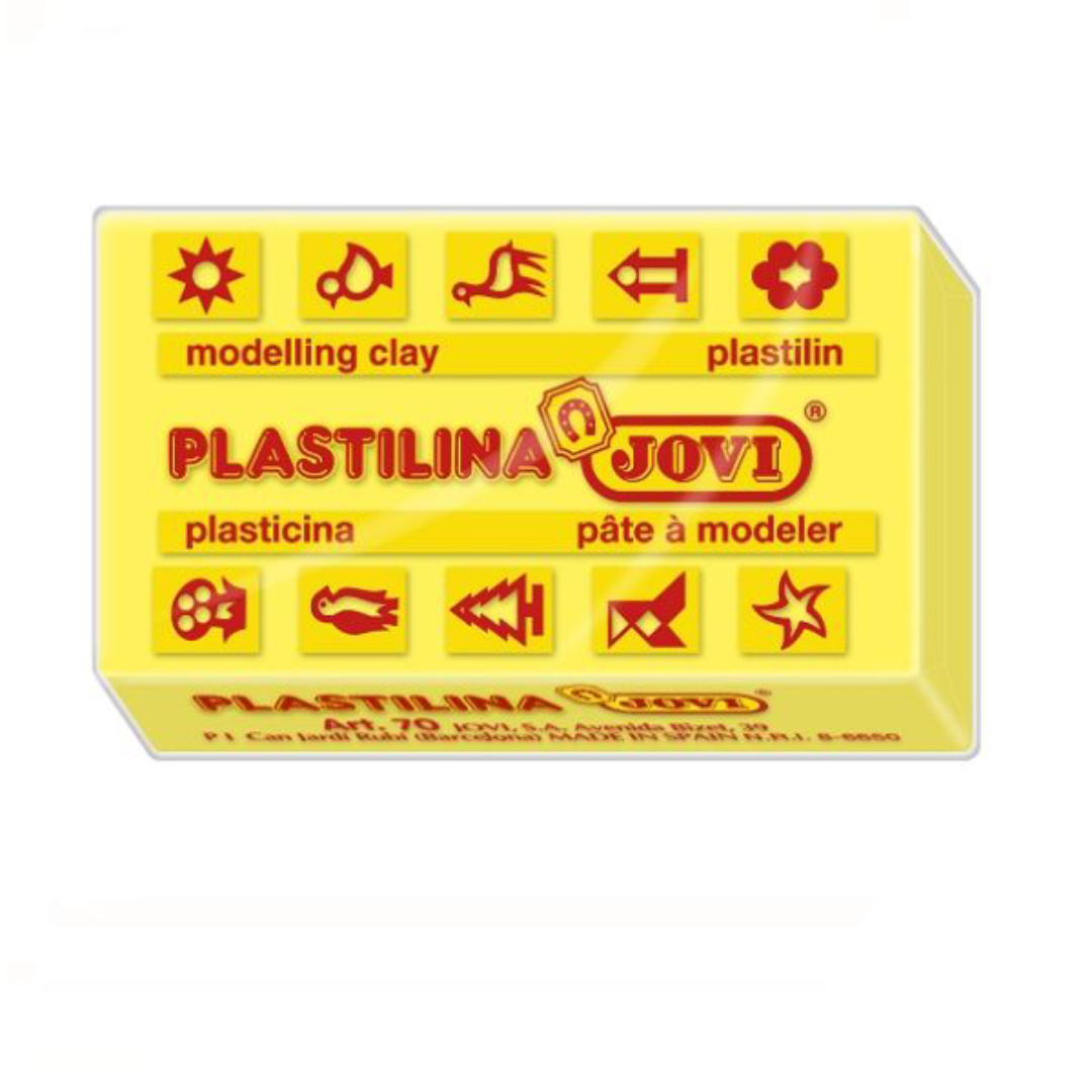 Pâte à modeler Jovi - Jaune - 50gr.