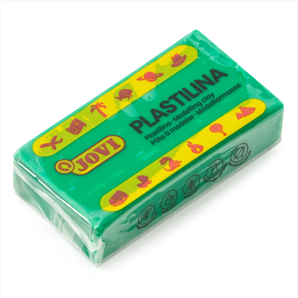 Pâte à modeler Jovi - Verte - 50gr.
