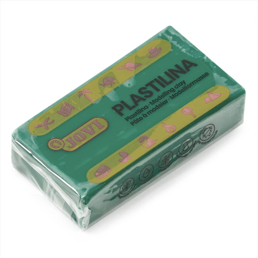 Pâte à modeler Jovi - Vert foncé - 50gr.