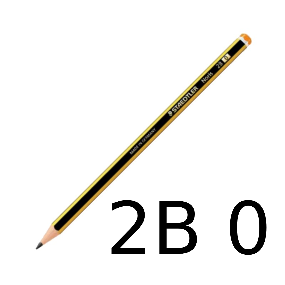 Crayon Noir Staedtler Noris 2B.