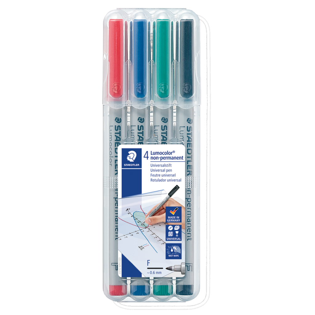 Permanent Staedtler Pochette de 4 316WP4.