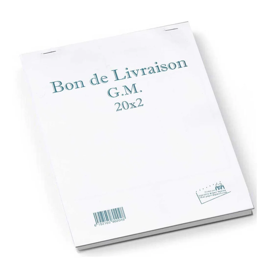 Bon De Livraison GM Double Feuille - Ribat