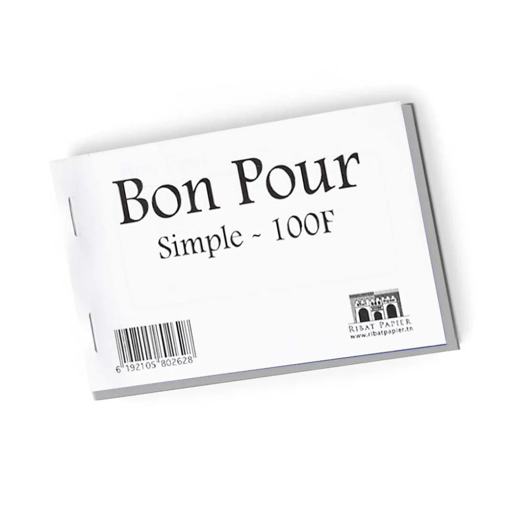 Carnet Bon Pour Ribat PM 100F.