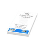 Fiche Bristol 210 x 297 mm GM Paquet de 100 Ribat.