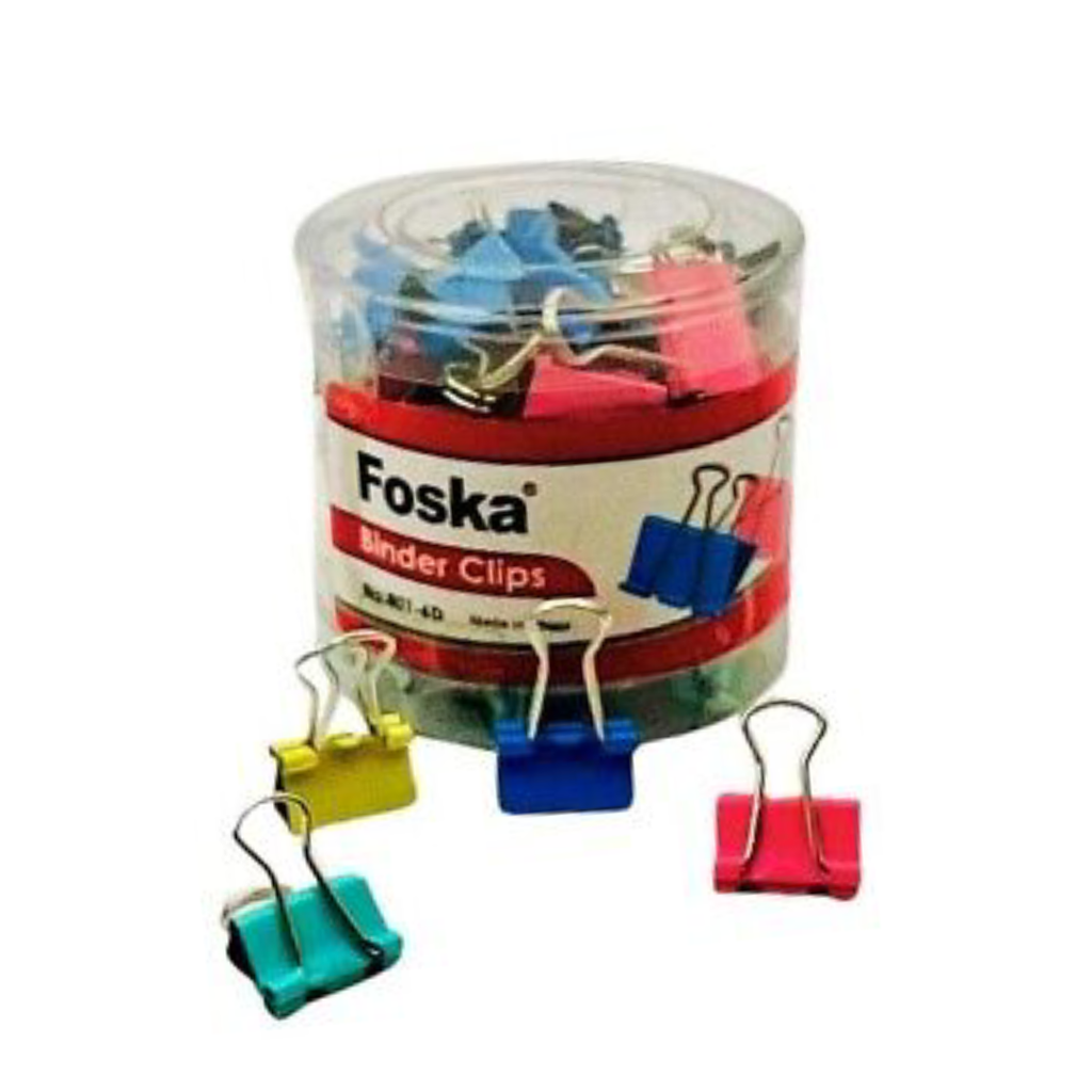 Boite De 60 Pince à Clip 15mm Couleur - Foska