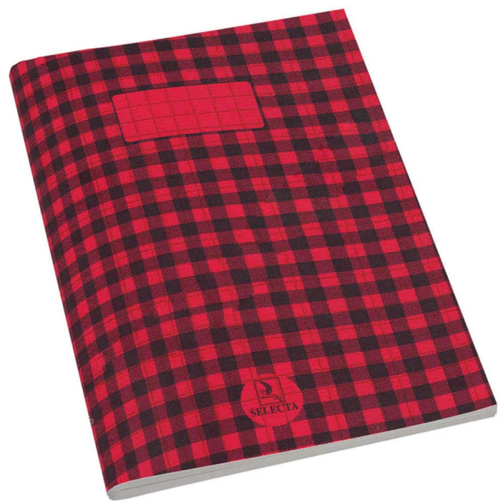 Cahier Piqué à Carreaux 17x22, 192 pages - Selecta.
