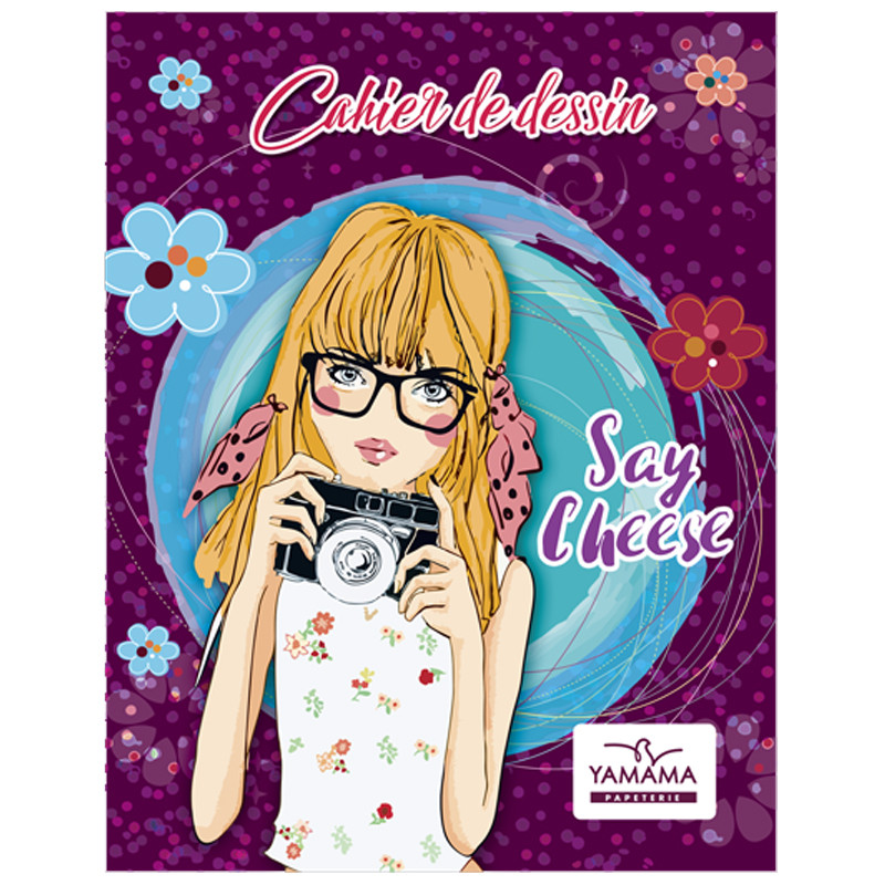 Cahier de dessin 16p PM uni Yamama.