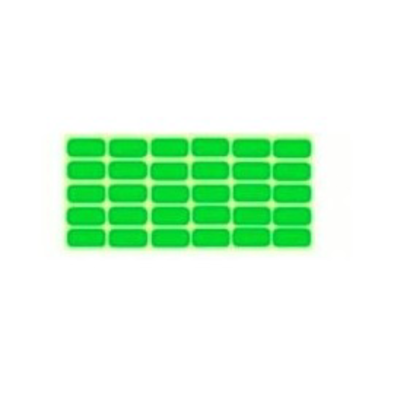 Papier gomme 20x40 vert paquet.