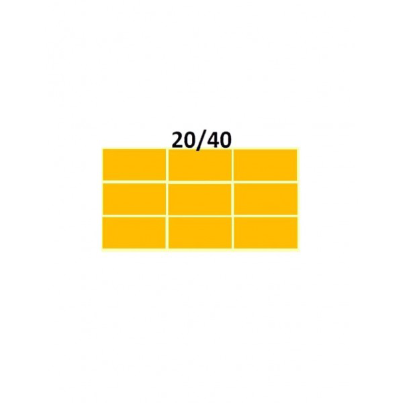 Papier gomme 20*40 orange.