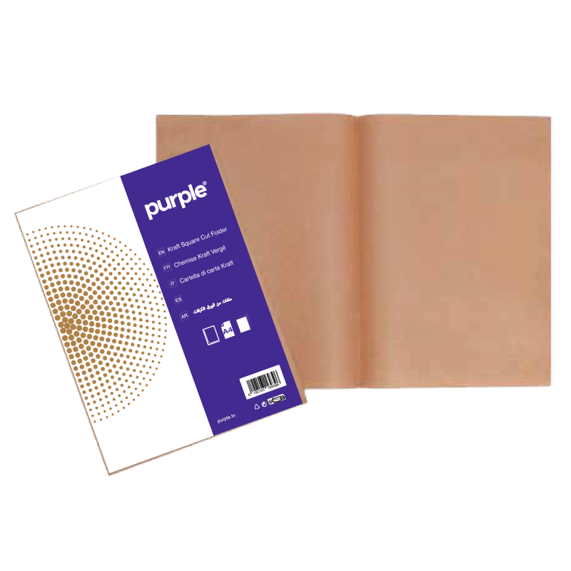 Paq de 30 chemises kraft essential.