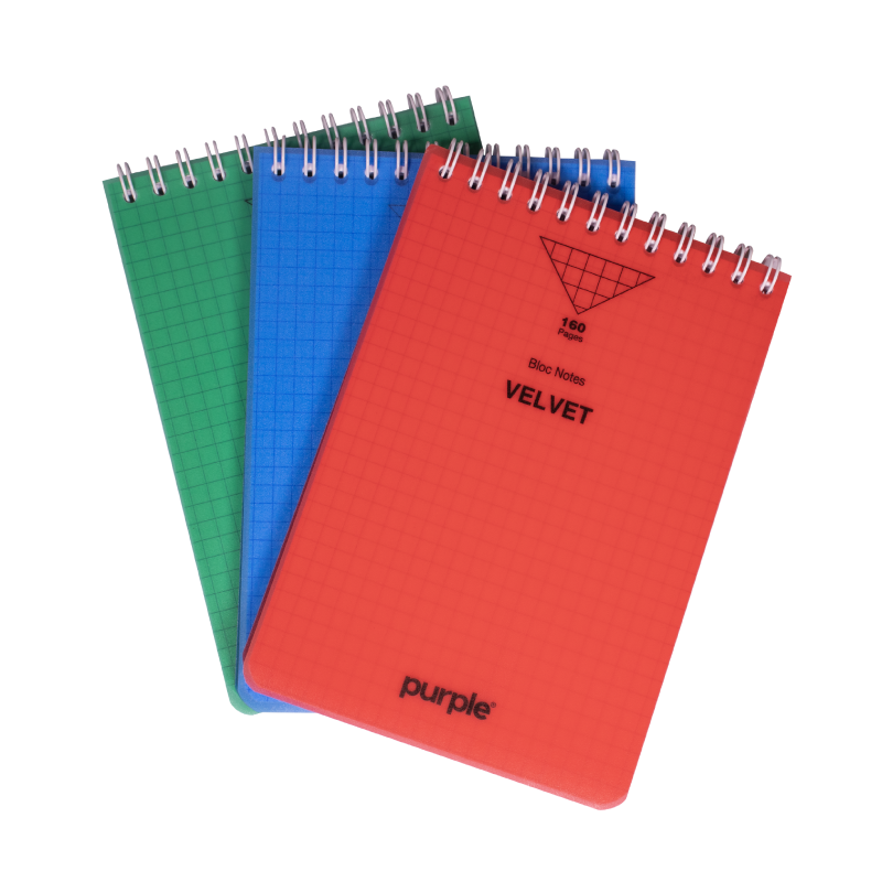 Bloc note wiro pp 100 pages 21x29,7cm - assortis.