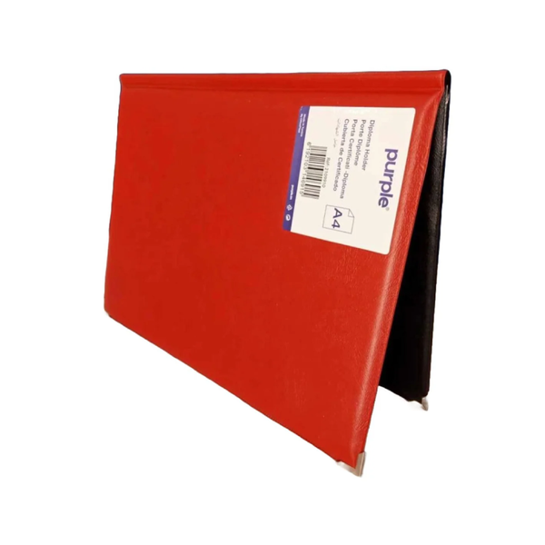 Porte Certificat/Porte Diplôme Avec Mousse Essential Purple