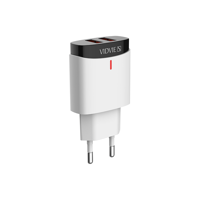 Chargeur Vidvie CE03T 2×USB | 2.4A.