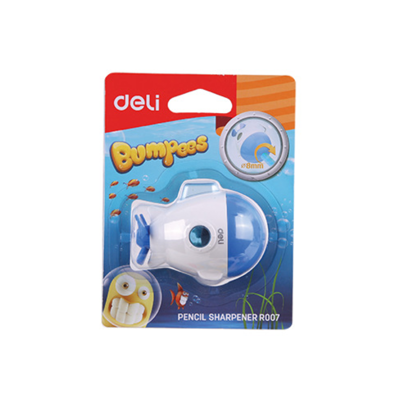 Taille-crayon deli 1 trou + réservoir réf W39763.