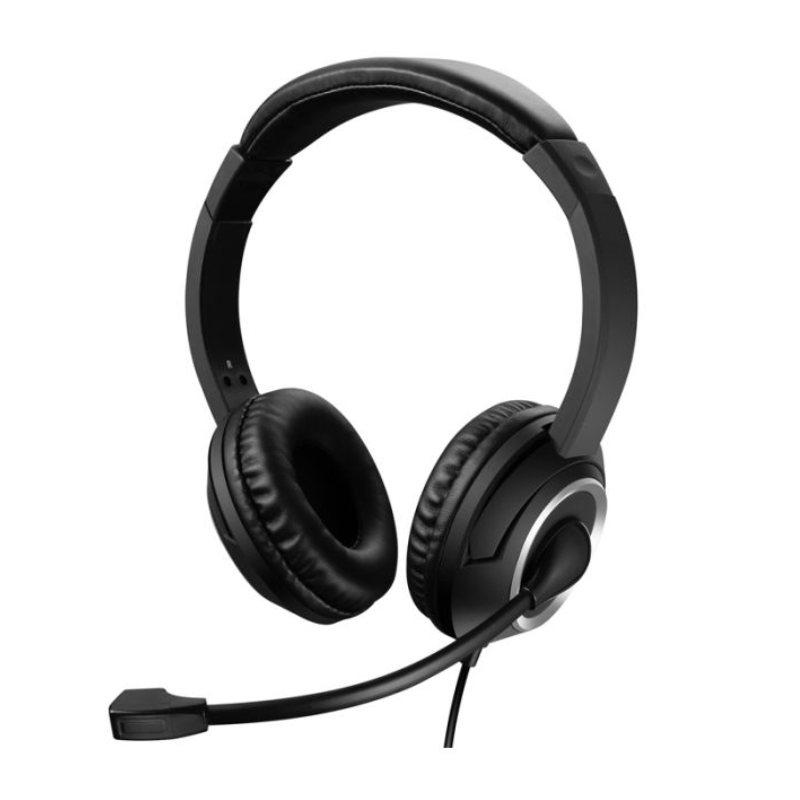 Micro Casque Filaires Noir.