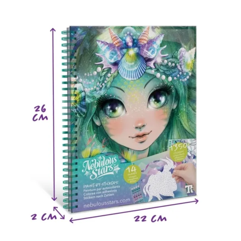 Livre Créatif - Peinture par Autocollants – Nebulous Stars.