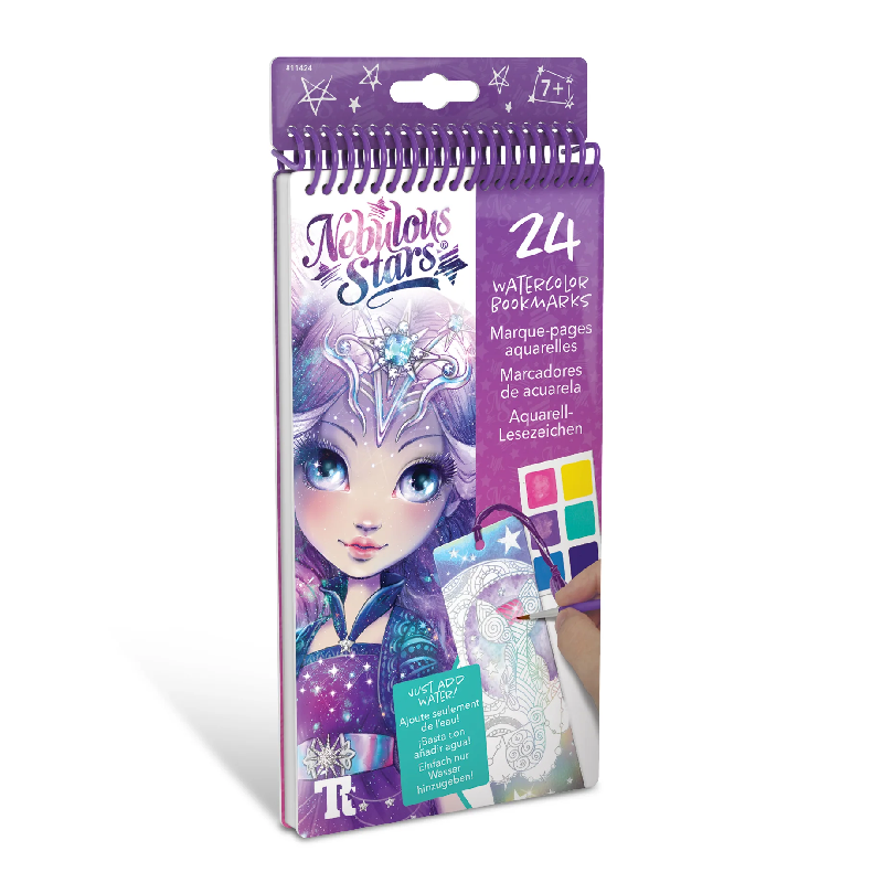 Aquarelle Marque Pages – Nebulous Stars.