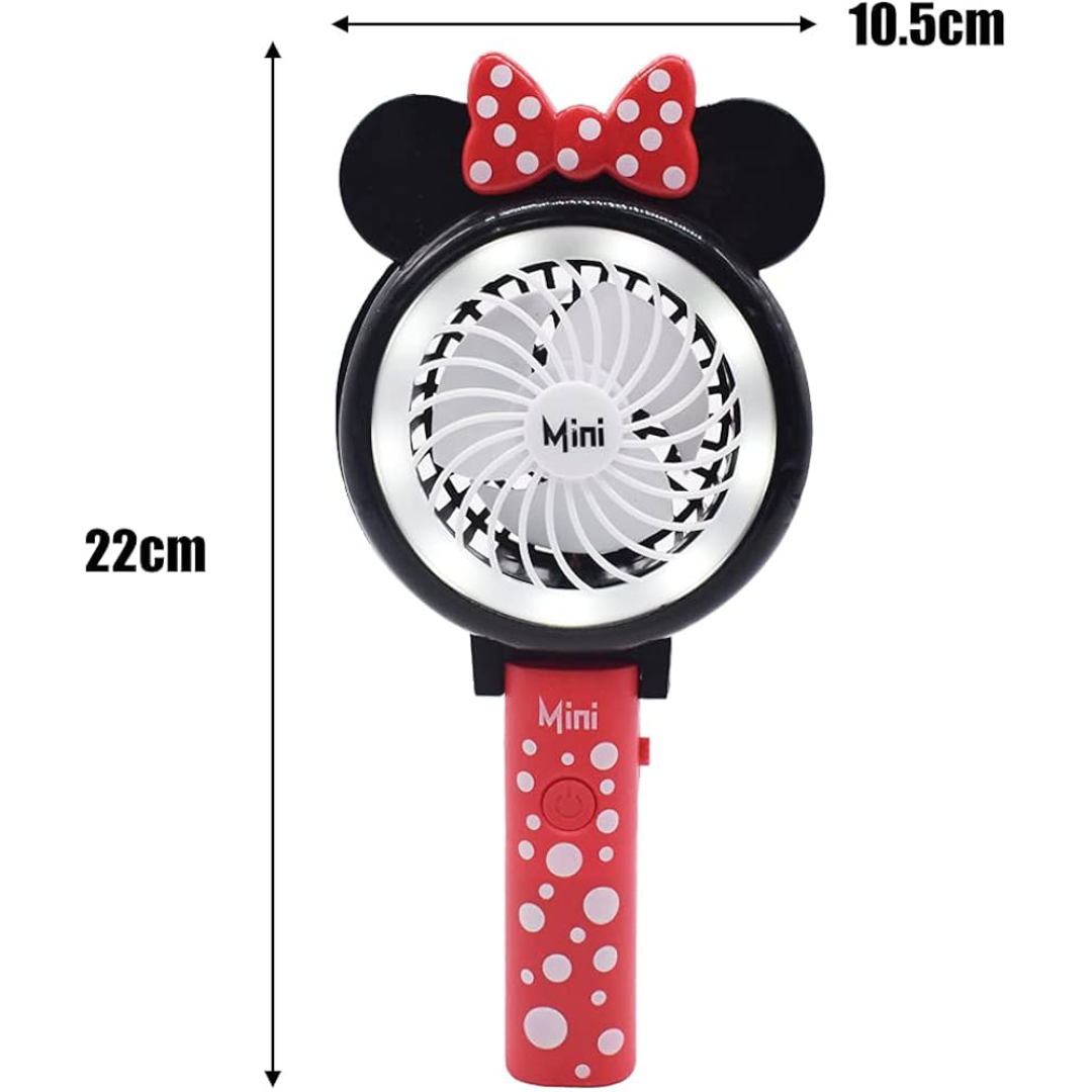 Ventilateur Portable + Porte-Clé Disney – Ref. TOP880-8-9.