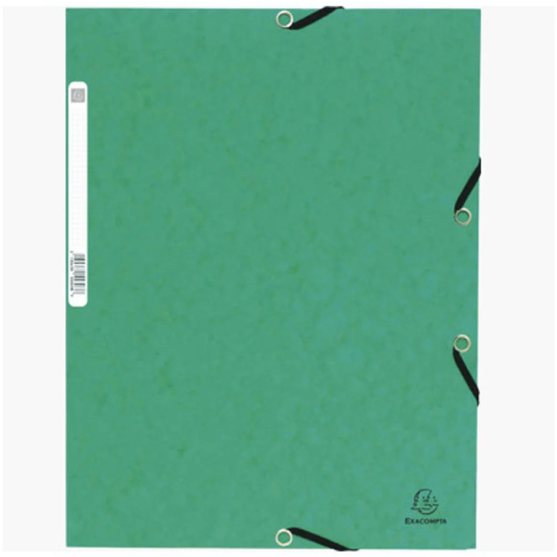 Chemise à Rabat Carton Vert A4 - Exacompta.