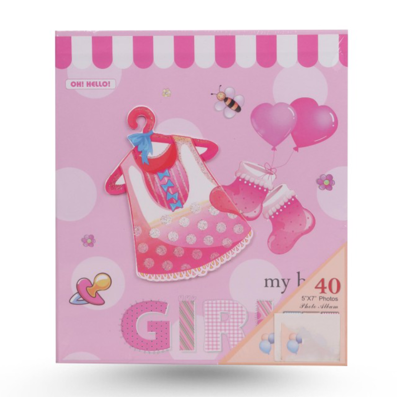 Album Bébé Poch 40 Photos Format 13x18 cm.