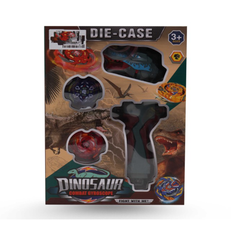 Coffret Toupies Beblayd Dinosaur  – TOP1210-1.