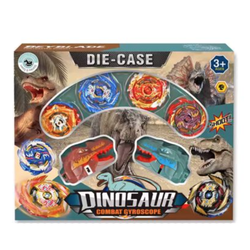 Coffret Toupies Beblayd Dinosaur TOP1210-2.