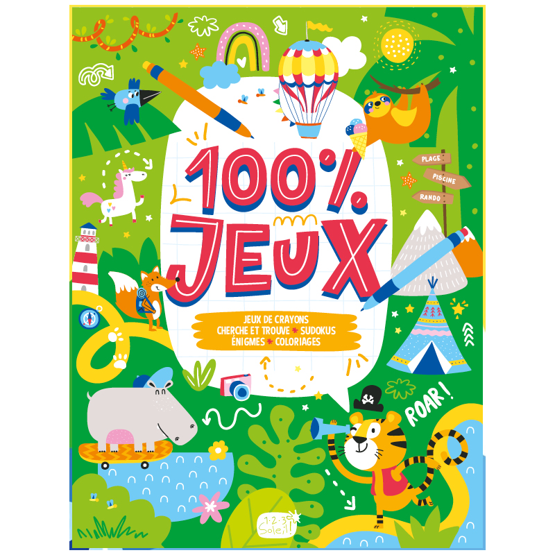 Livre 100% Jeux - 1.2.3 Soleil !.