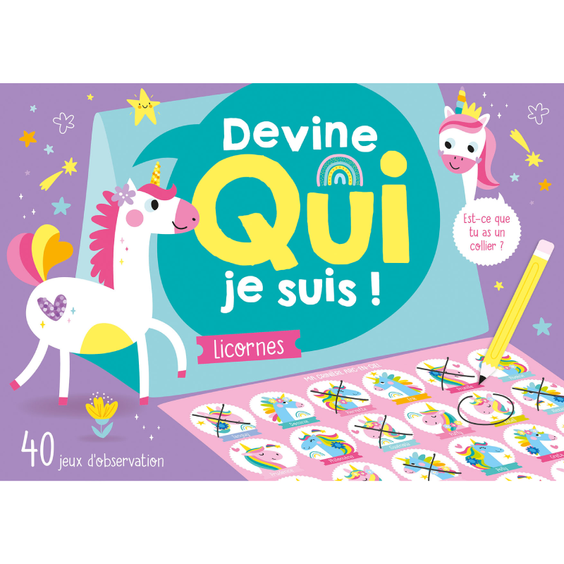 Devine qui je suis ! Licornes.