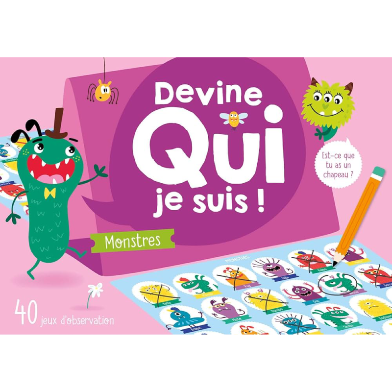 Devine qui je suis ! Monstres.
